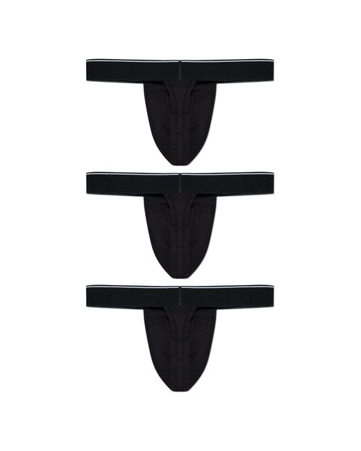 DIESEL Black 3-Pack Of Boxer Shorts 'Damien-D-Box-3Pack' for men