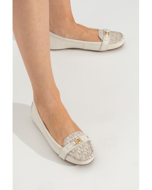 MICHAEL Michael Kors White Loafers Mandy