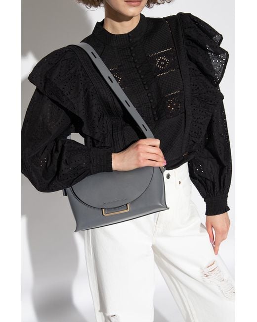 AllSaints Gray ‘Celeste’ Shoulder Bag