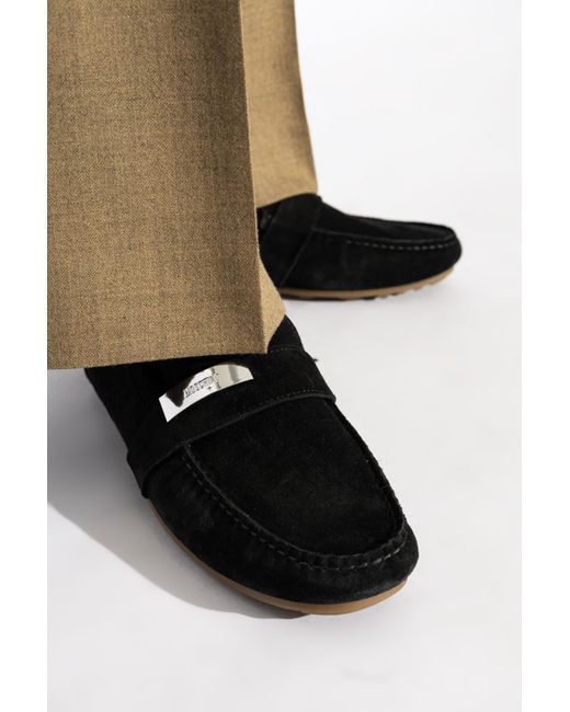 Moschino Black Suede Boots for men