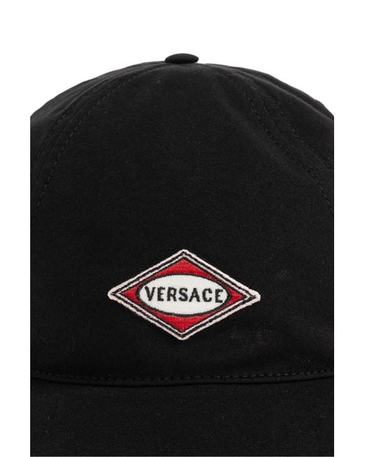 Versace Black Baseball Cap