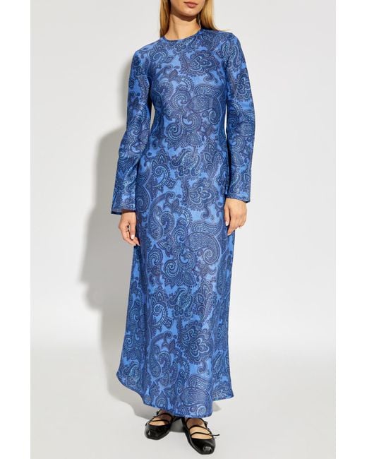 Zimmermann Blue Linen Dress,