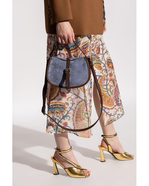 Etro Blue Pony Small Bag
