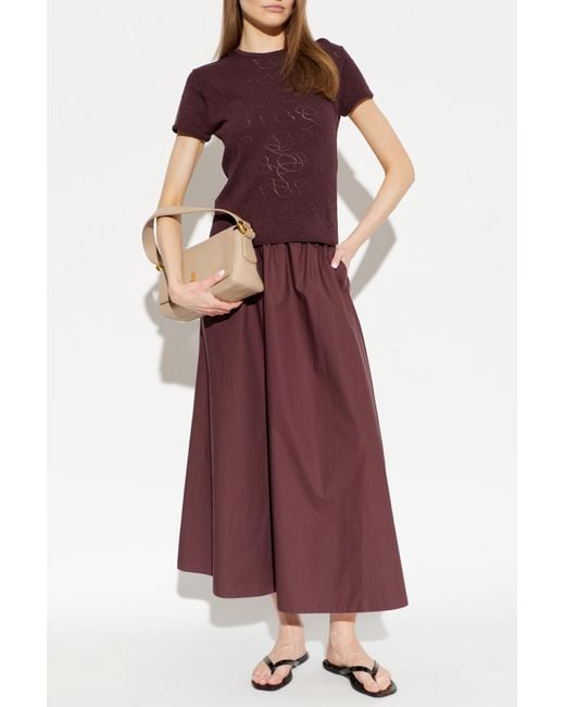 By Malene Birger Purple 'Pheobes' Skirt