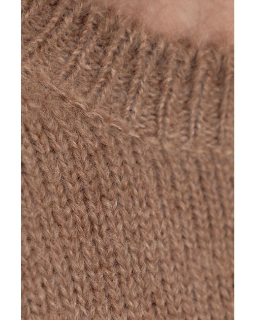 Jil Sander White Wool Sweater