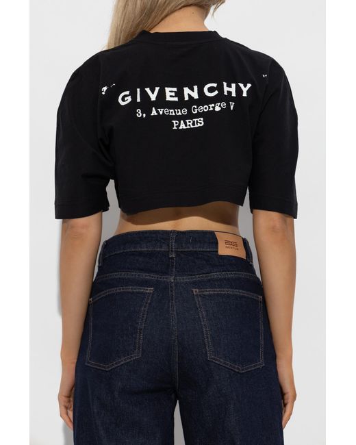 Givenchy Black T-Shirt With Logo