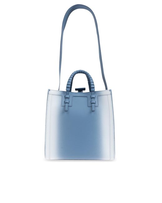 Casadei Blue Bag Beaurivage Mini Type Shopper