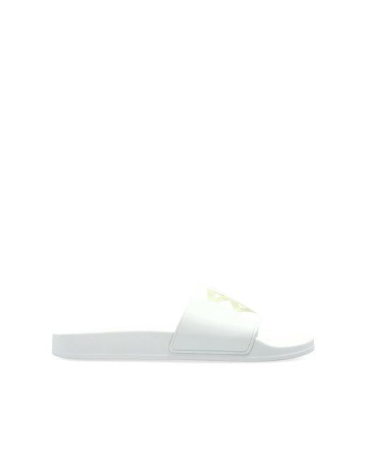Balenciaga Blue Rubber Slides 'Pool'