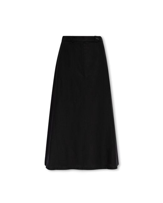 Paul Smith Black Linen Skirt,