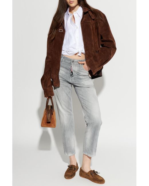 DSquared² Gray Boston Jeans