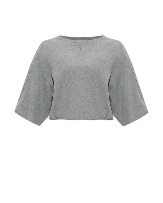 M I S B H V Gray Top With Studs