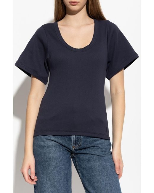 By Malene Birger Blue Top 'Lunai'