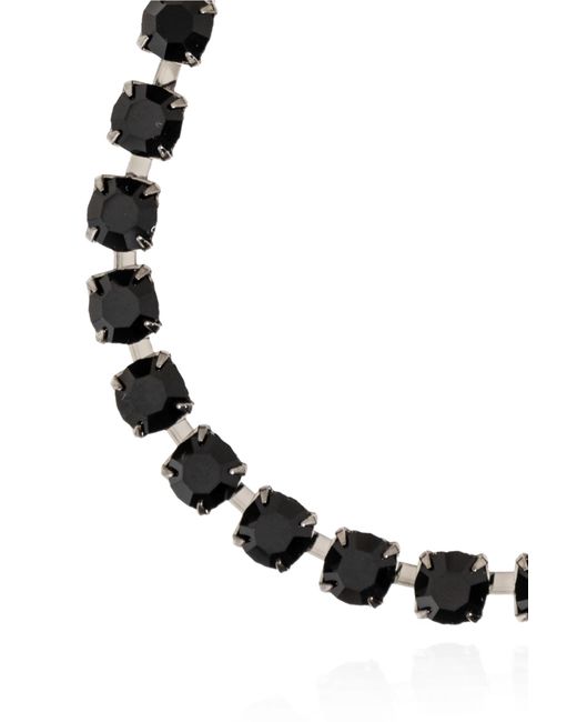 DSquared² Black Bracelet With Applications for men