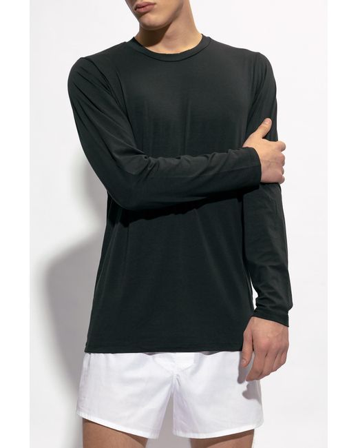Tom Ford Green T-Shirt With Logo for men