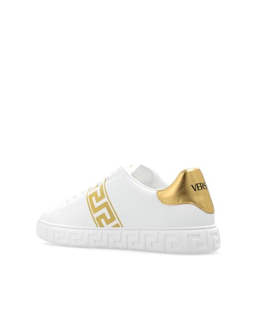 Mens white hotsell versace sneakers