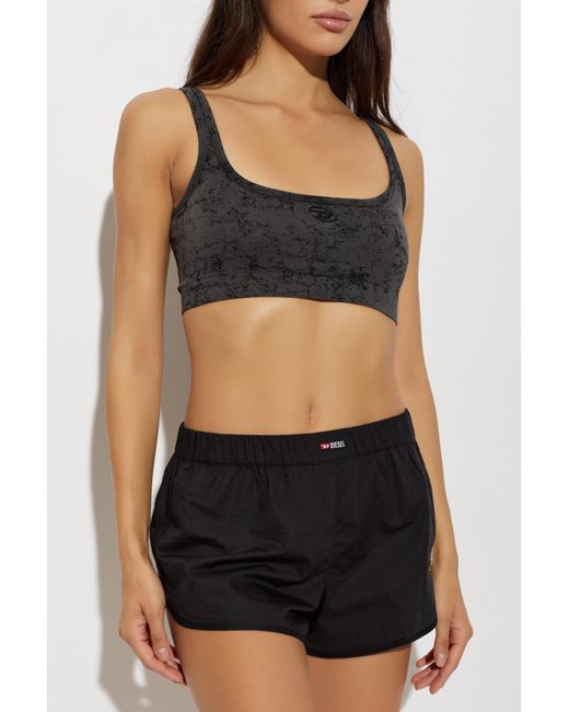 DIESEL Black Sport Bra 'Hella-Utlt'