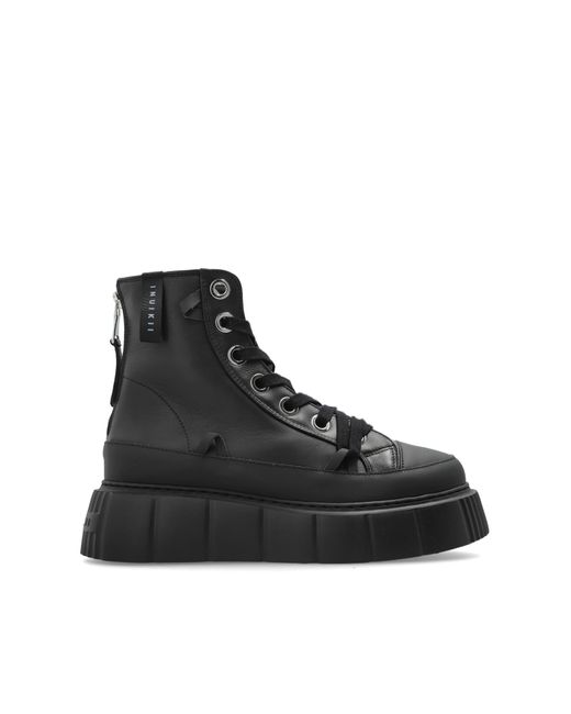 Inuikii Black Shoes "Leather Matilda"
