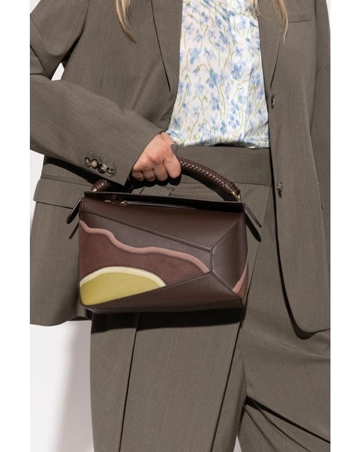 Loewe Black Handbag "Puzzle Small"