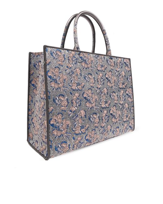 Furla Gray 'opportunity Large' Shopper Bag,