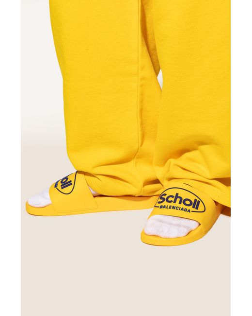 Balenciaga Yellow X Scholl for men