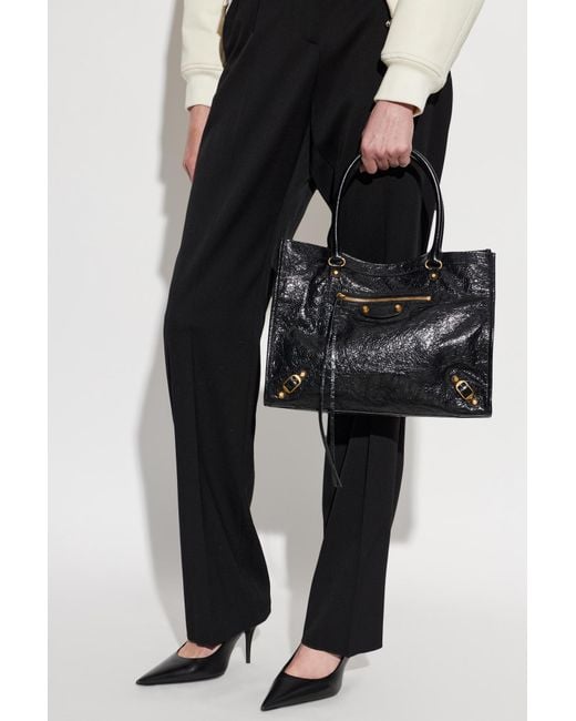Balenciaga Black Shoulder Bag 'Le City Small'