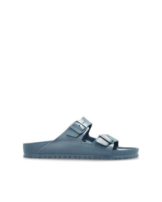 Birkenstock Blue Arizona Eva Slides for men