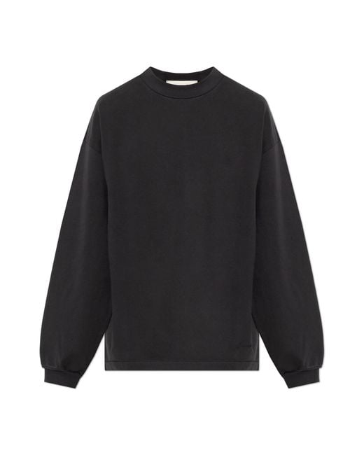 Fear Of God Black Sweatshirt With A Crew Neckline