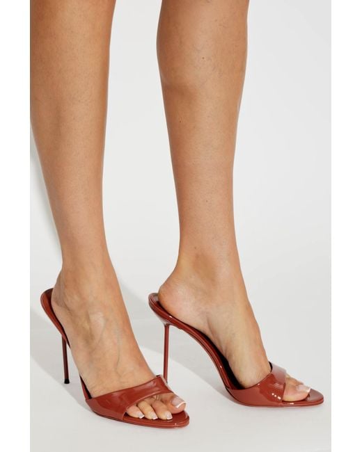 Paris Texas Brown “Heeled Mules 'Lidia'