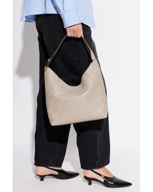 Furla White Shoulder Bag 'Lara M