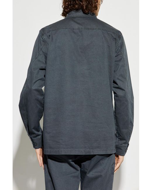 Samsøe & Samsøe Blue Shirt 'Sataka' for men