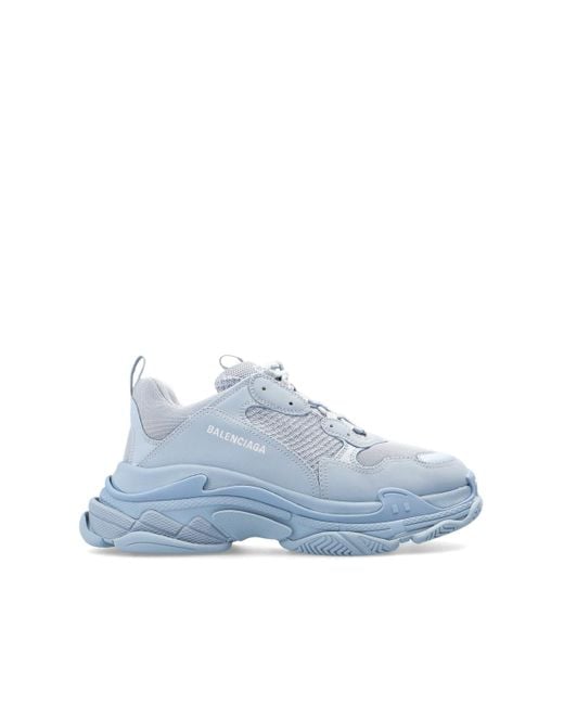 balenciaga triple s mens blue