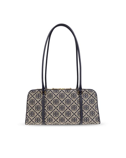 Tory Burch Black Shoulder Bag T Monogram Small