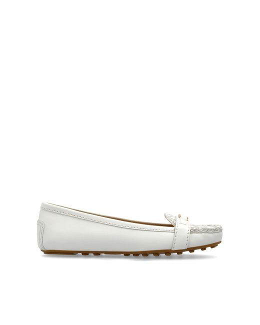 MICHAEL Michael Kors White Loafers Mandy