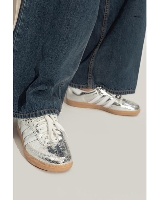 Adidas Originals Metallic Sports Shoes Samba Ow W