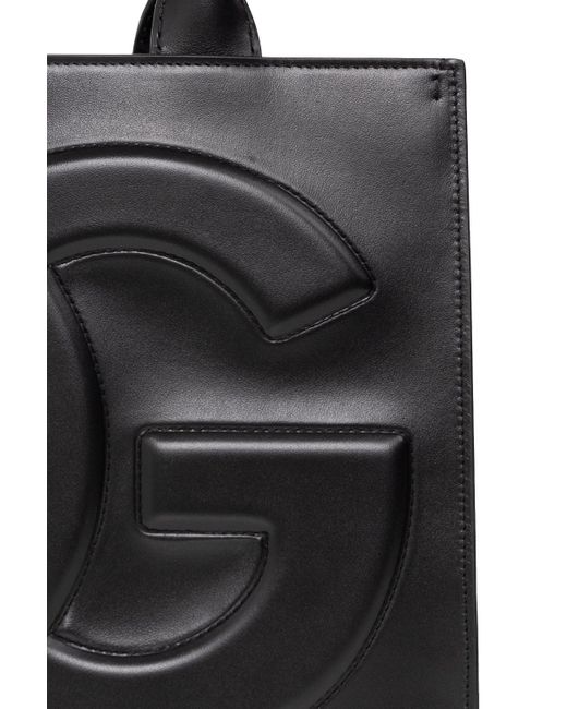 Dolce & Gabbana Black 'Dg Daily' Shopper With Logo