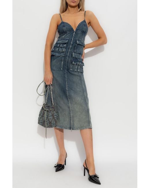 DIESEL Blue Dress "De-Melvi-