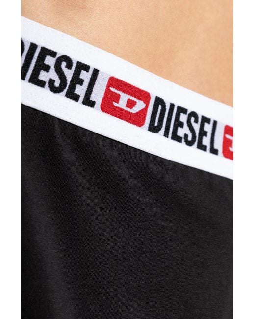 DIESEL Black 'Uflb-Babyx' Leggings, '