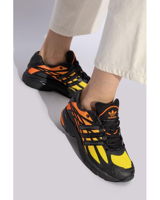 Adidas Originals Black ‘Adistar Cushion’ Sports Shoes