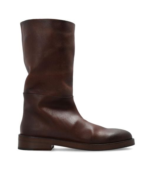 Marsèll Brown 'Tubetto' Ankle Boots
