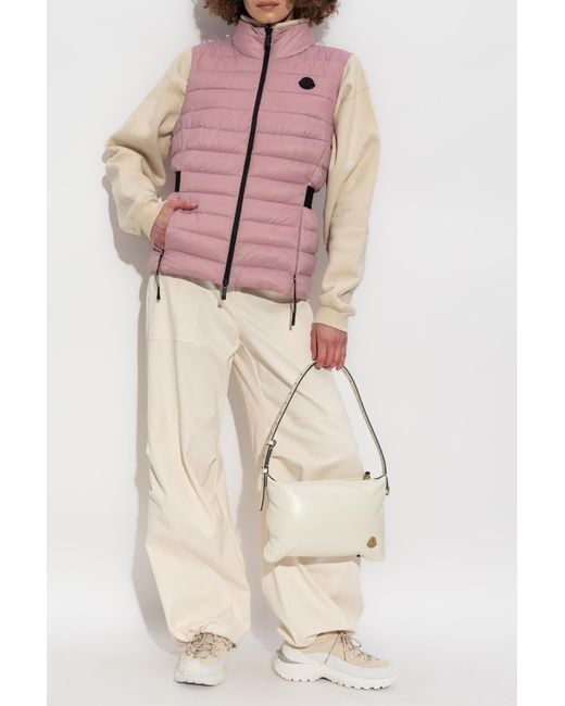 Moncler Pink Valmarie Down Vest