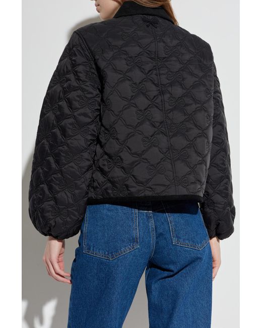 LoveShackFancy Black 'Quinlette' Jacket