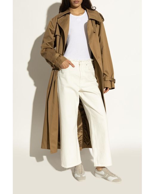 Dries Van Noten White Leather Sports Shoes