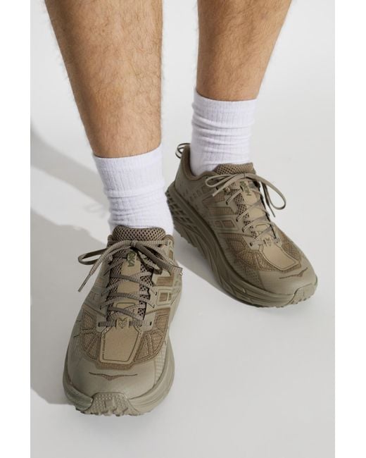 Hoka One One Gray 'Speedgoat 2 Ts' Sports Shoes for men