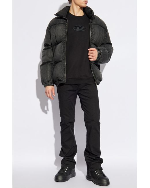 DIESEL Black Sweatshirt S-Boxt-Od for men