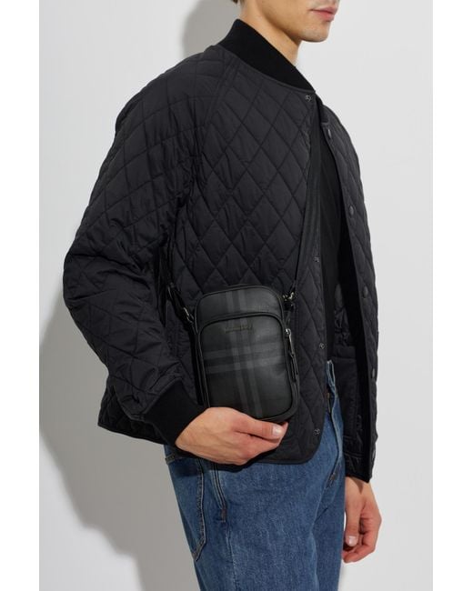 Burberry Black Bag With Logo for men