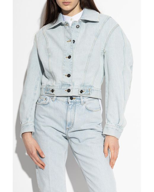 Givenchy Blue Short Denim Jacket