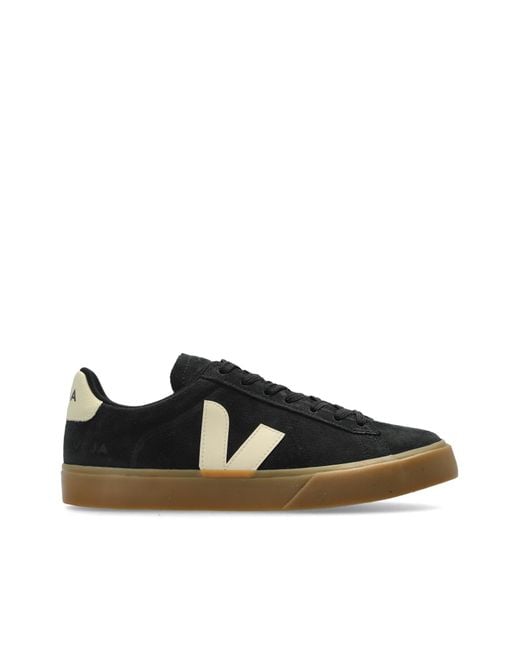 Veja Black 'Campo Suede' Sports Shoes for men