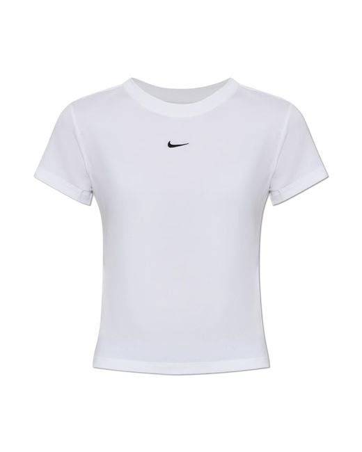 Nike White T-Shirt With Logo