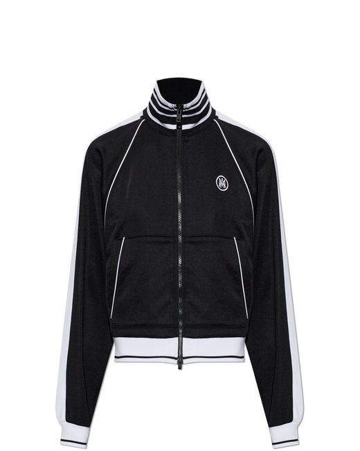 Amiri Black Sweatshirt With Stand-Up Collar