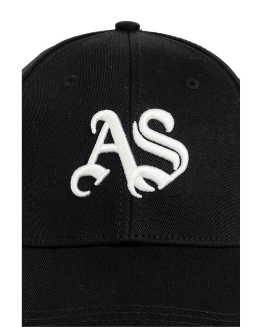 AllSaints Black Baseball Cap